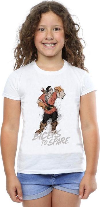 Image du produit Disney - T-shirt BEAUTY AND THE BEAST GASTON BICEPS TO SPARE - Fille (152, 158)