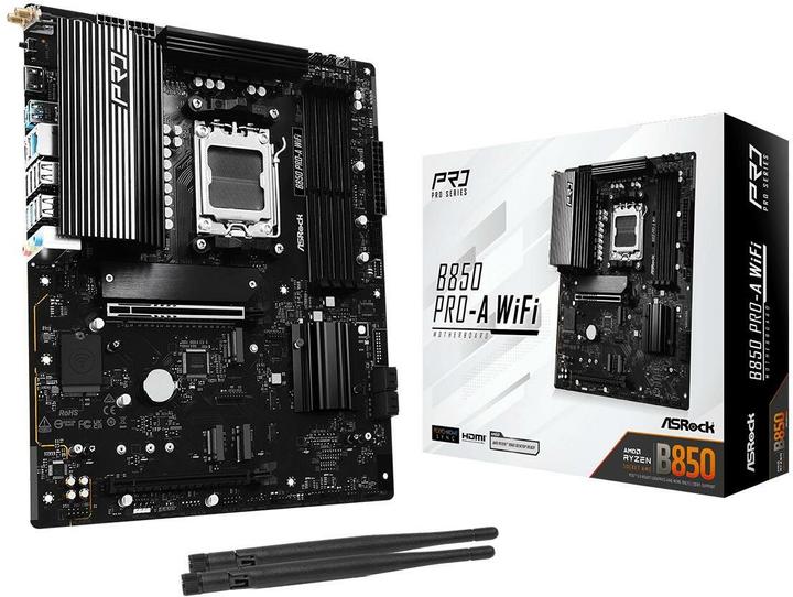 Immagine prodotto AsRock B850 Pro-A WiFi (AM5, AMD B850, ATX)