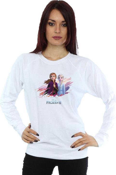 Actual product image Disney Womens/Ladies Frozen 2 Elsa And Anna Nature Is Beautiful Sweatshirt (S)