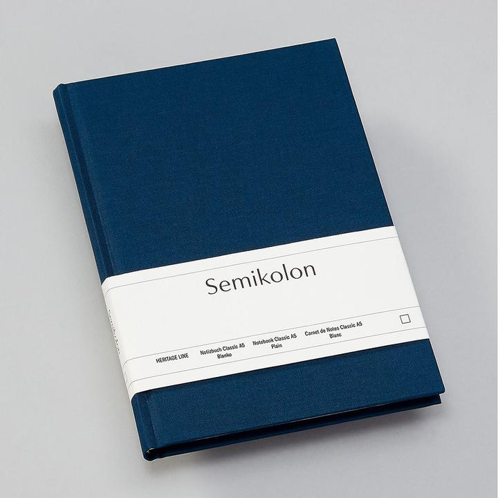 Actual product image Semikolon Classic (A5, Plain, Hardcover)