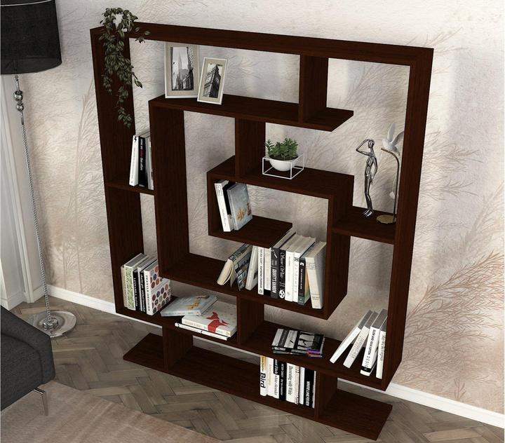 Produktbild Woody Regal Sarmasik – Wenge Schwarz