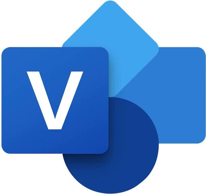 Actual product image Microsoft MS Liz Visio Standard OV (1 User, 12 months)