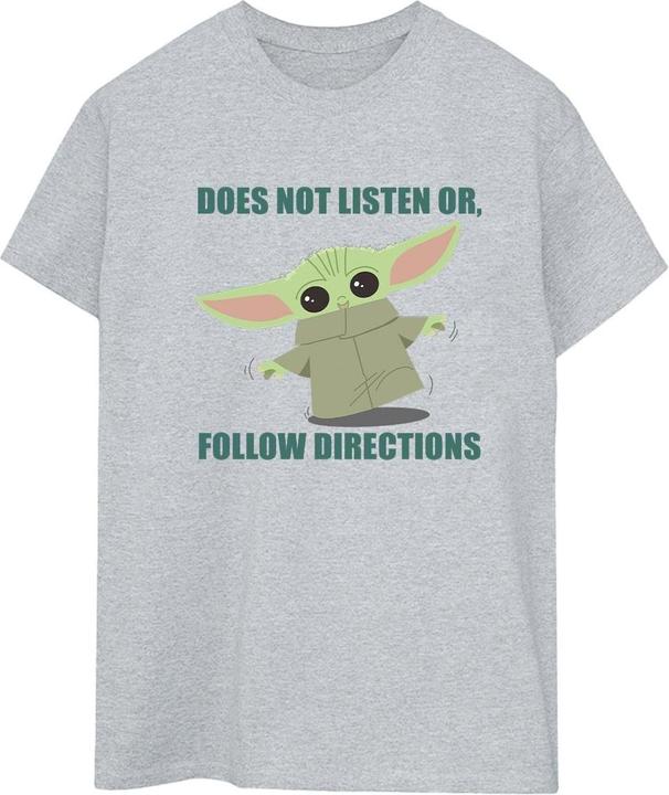 Produktbild Star Wars The Mandalorian Grogu Does Not Listen TShirt (3XL)