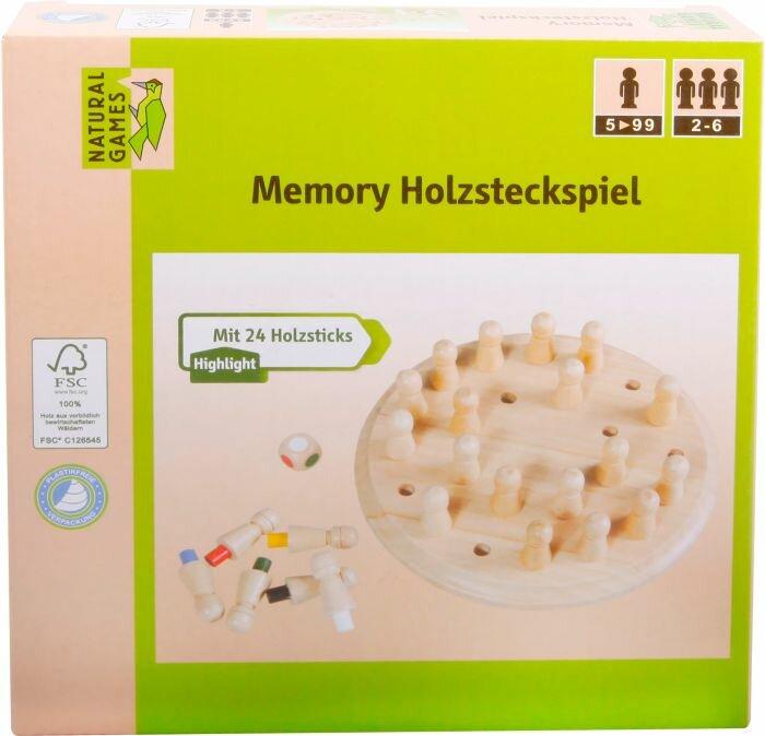 Actual product image Natural games NG Memory wooden game (German)