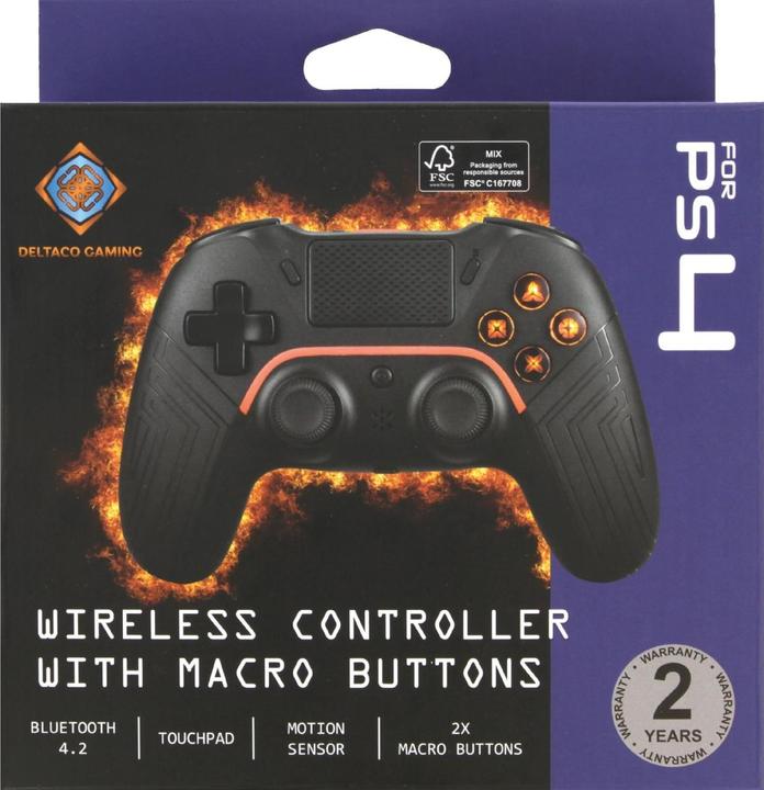 Produktbild Deltaco Gaming Wireless PS4 & PC Controller (PS4, Android, PC)