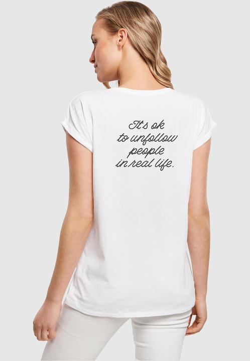 Produktbild Merchcode Ladies Heartbreak Extended Shoulder Tee - 111575 (XL)