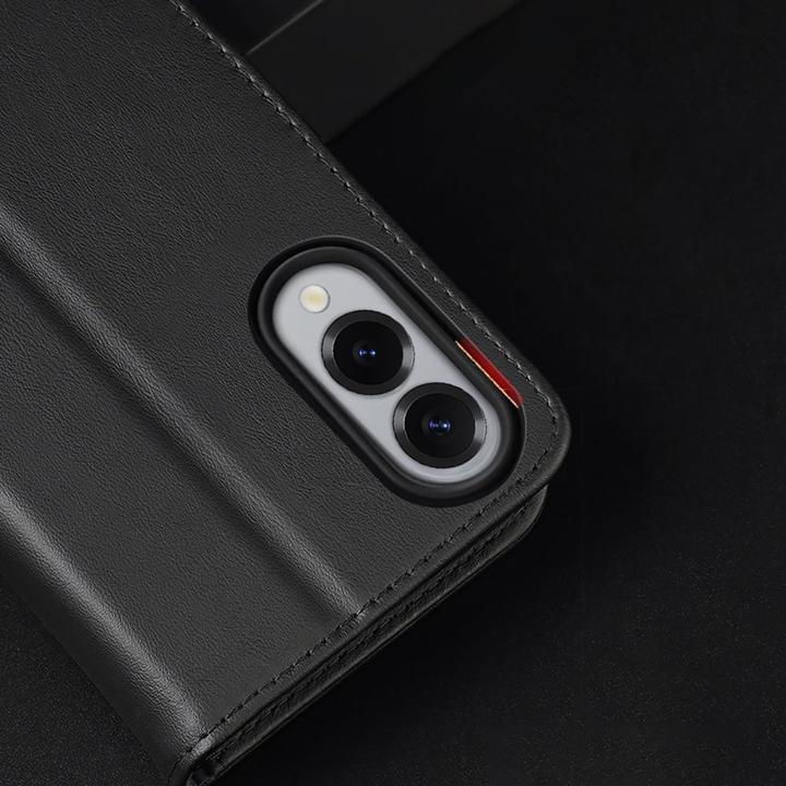 Actual product image Dux Ducis Samsung Galaxy S25 Edge Cover with Wallet - Black (Samsung Galaxy S25 Edge)
