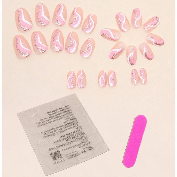 Actual product image Cbx Artificial nails 24 pieces