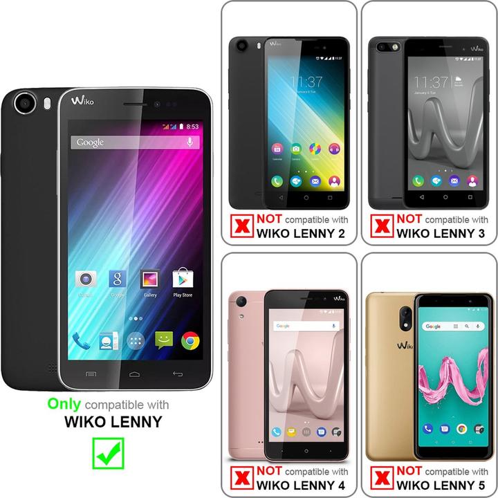 Produktbild Cadorabo Displayschutzglas (1 Stück, Wiko Lenny)