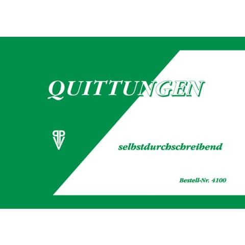 Actual product image Neutral Receipt, VAT shown separately Form book 4100