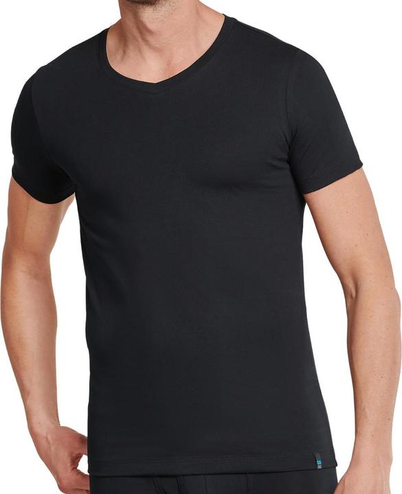 Actual product image Schiesser 2-pack Long Life Cotton V-neck T-Shirt (L)