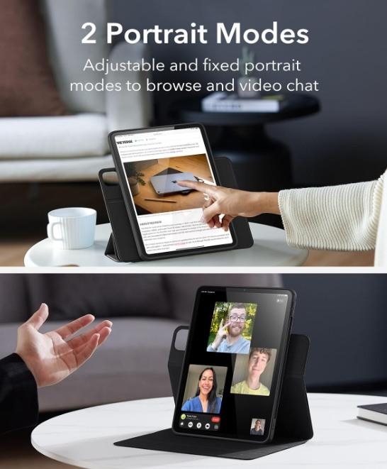 Actual product image ESR Rebound Hybrid cover (iPad Pro 13 2024 (M4))