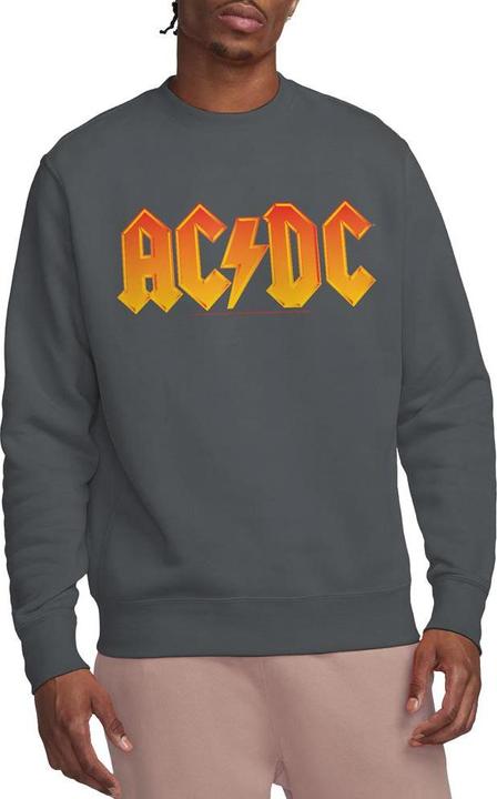 Actual product image AC/DC Unisex Adult Logo Sweatshirt (XL)