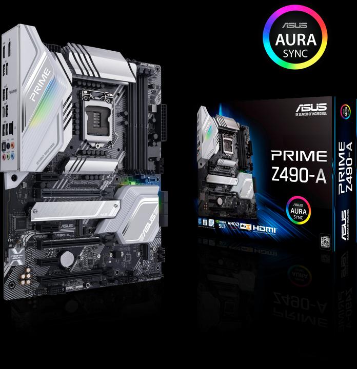 Produktbild ASUS PRIME Z490-A (LGA 1200, Intel Z490, ATX)