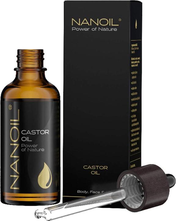 Actual product image Nanoil Castor oil (50 ml)