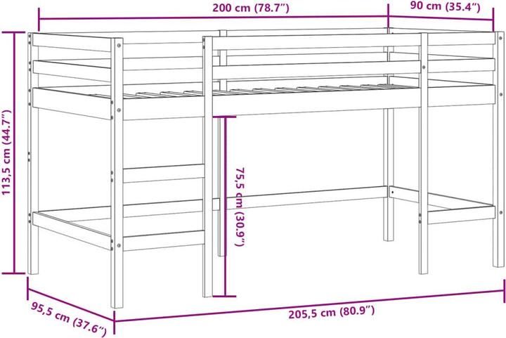 Image du produit VidaXL Idette (90 x 200 cm)