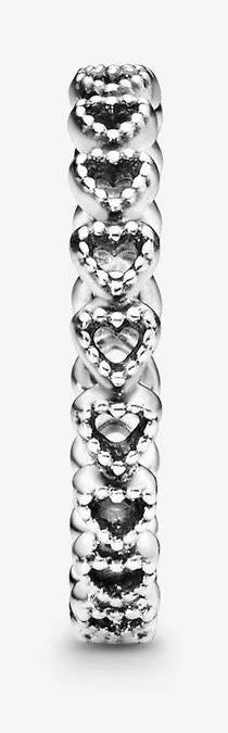 Produktbild Pandora Gereihte Herzen (52, 925 Silber)