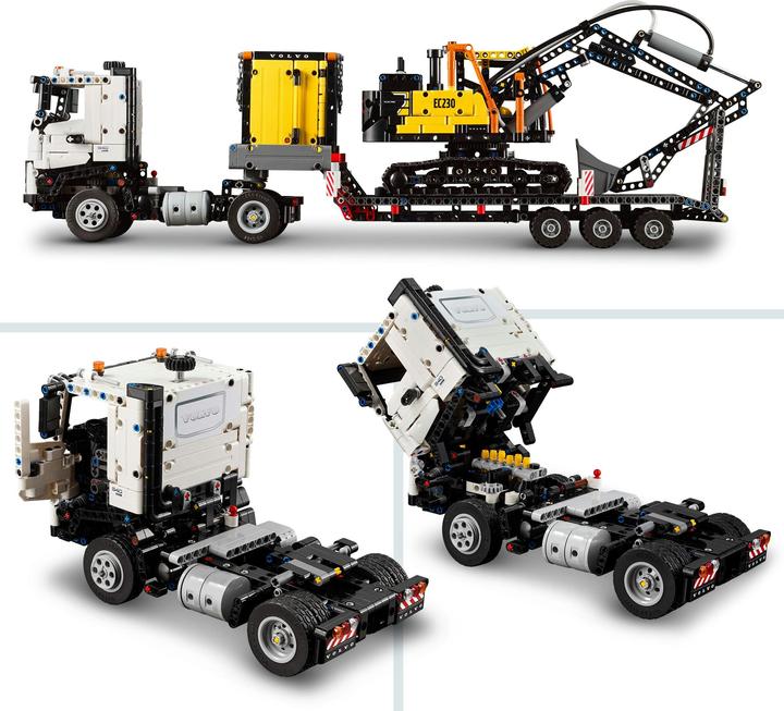 Immagine prodotto LEGO 42175 Camion Volvo FMX con escavatore elettrico cingolato EC230 (42175, LEGO Technic)