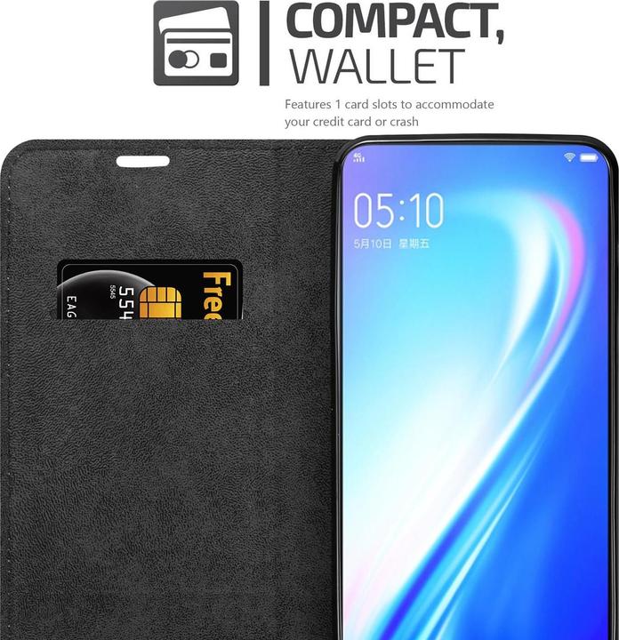 Productafbeelding Cadorabo Boek Onzichtbare Magneethoes (Vivo S1)