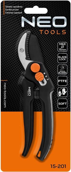 Image du produit Neo Tools Ciseaux à bois 185 mm, plage jusqu'à 15 mm, distance réglable