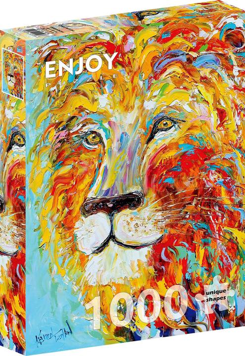Produktbild Enjoy Puzzle ENJOY-1416 - Bunter Löwe, Puzzle, 1000 Teile (1000 Teile)