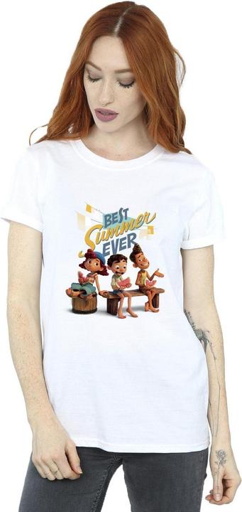 Immagine prodotto Disney Luca Best Summer Ever Maglietta Ampia Donna (M)