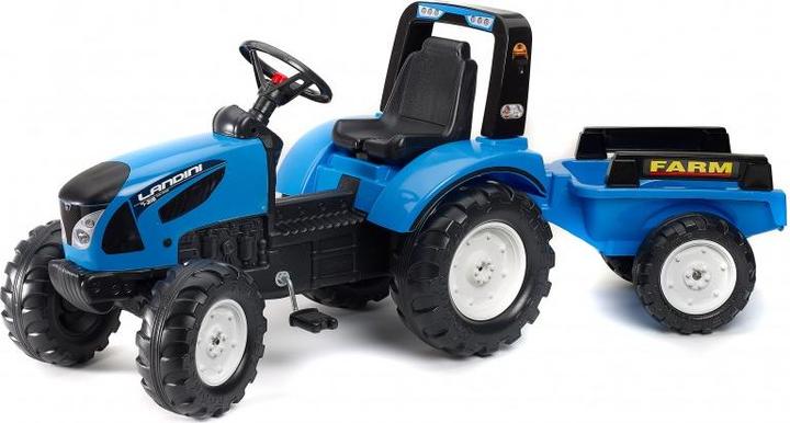 Falk Toys Tret-Traktor mit Anhänger Kubota