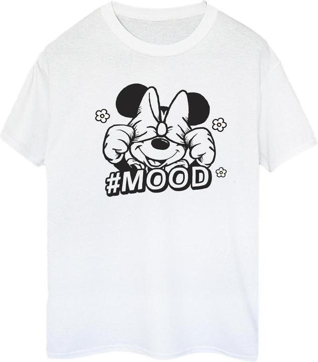 Actual product image Disney Womens/Ladies Minnie Mouse Mood Cotton Boyfriend T-Shirt (S)