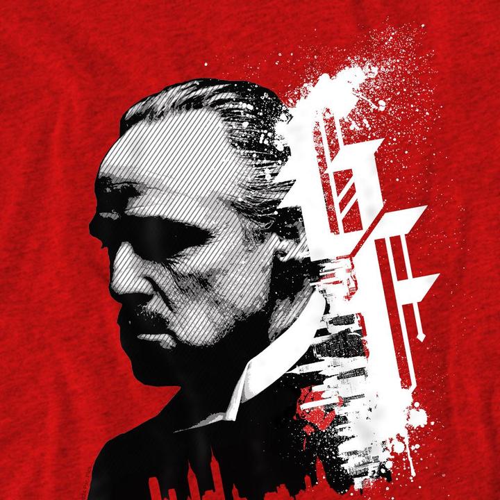 Actual product image The Godfather Unisex Adult Spray T-Shirt (M)