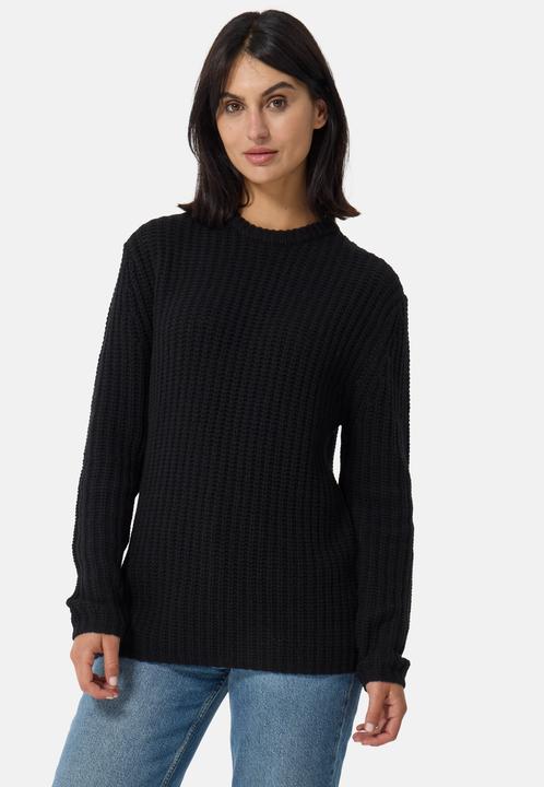 Cash-Mere Grobgestrickter Wolle Kaschmir Rundhals Pullover