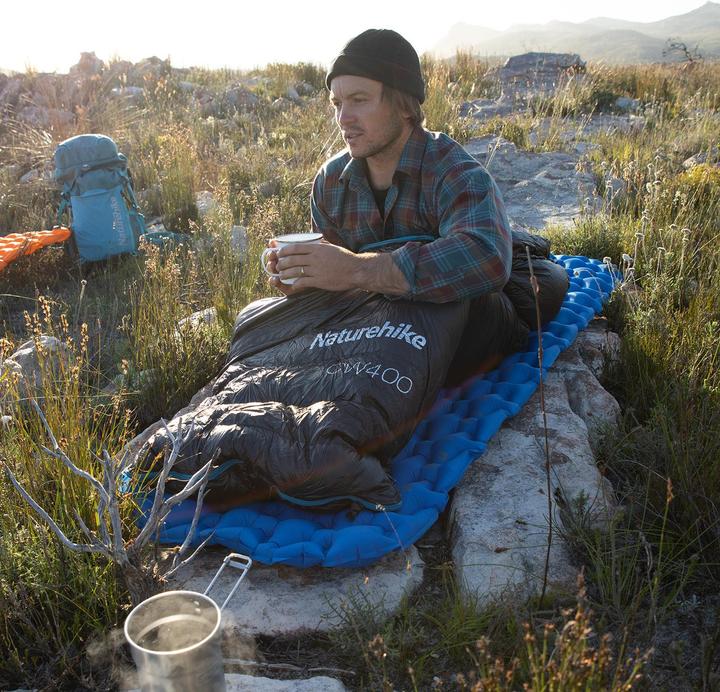 Produktbild Naturehike CW400 Square Down Sleeping Bag CW400L/Black/650 Duck Down