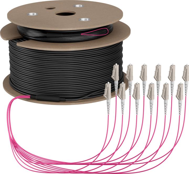 Actual product image EFB Elektronik Trunk cable U-DQ ZN BH OM4 12G 1x12 LC-LC 60m Dca LSZH (60 m)