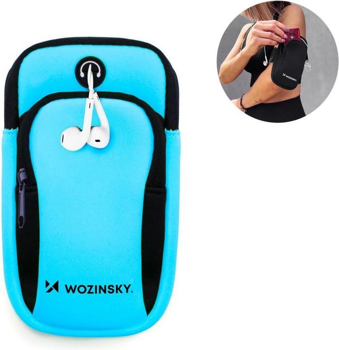 Wozinsky running phone armband blue (WABBL1)