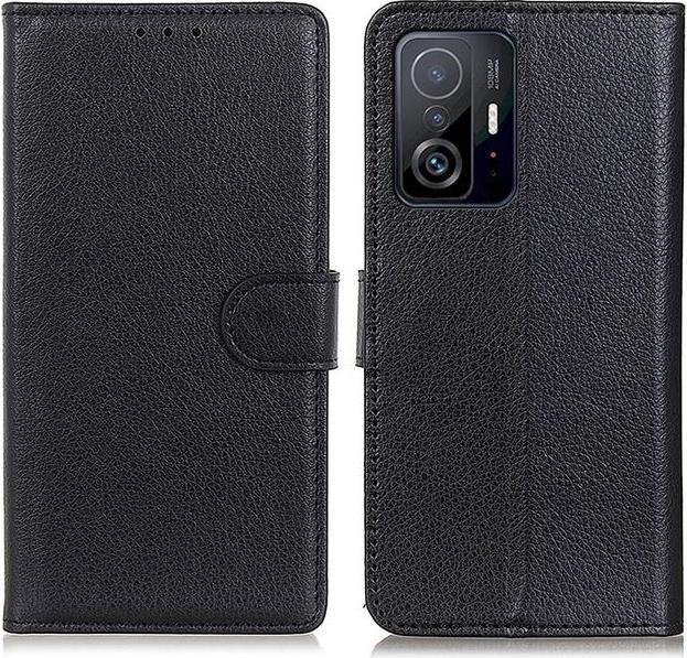 Actual product image MU Classic Litchi Leather Bookcover Series (Xiaomi 11T)