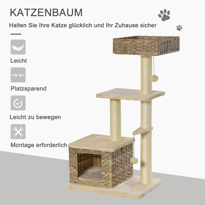 Actual product image Jamb Cat tree (109 cm, Brown)