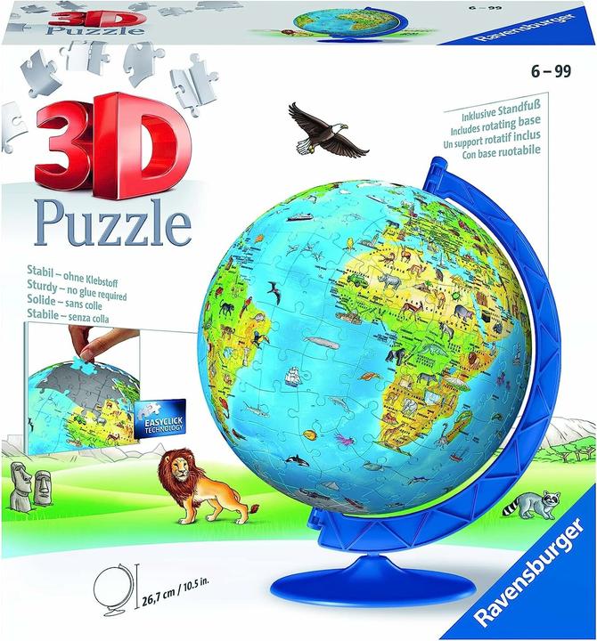 Immagine prodotto Ravensburger Globo 3D XXL per bambini (180 pezzi)