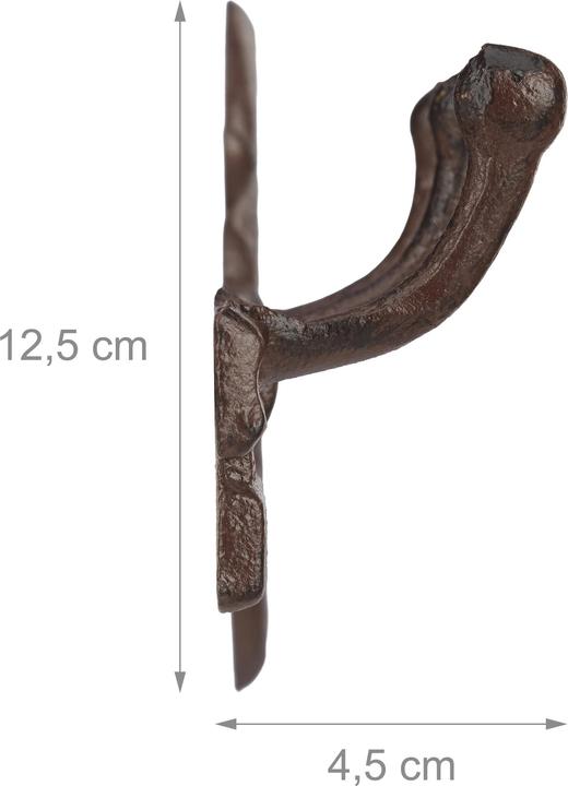 Actual product image Relaxdays Hook bar (33 x 4.5 x 12.5 cm)