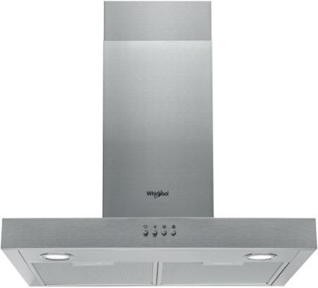 Whirlpool AKR 558/3 IX Hotte d'aspiration murale en acier inoxydable ³/h D (Hotte murale)