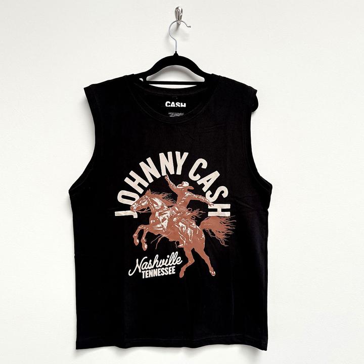 Johnny Cash Nashville Concert (Black) Tank