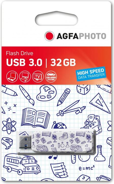 AGFAPHOTO USB 3.2 Gen 1 32GB Motif School (32 GB, USB 3.2)