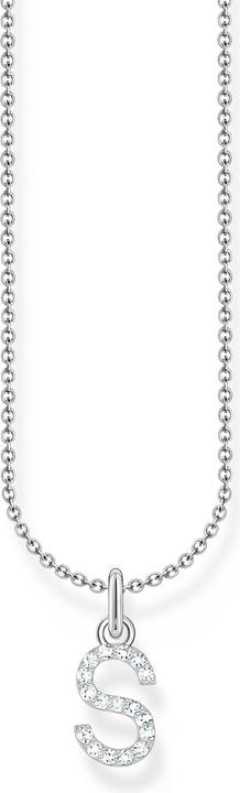 Produktbild Thomas Sabo Kette mit Buchstaben-Anhänger S Silber (925er Silber, 38 - 45 cm)