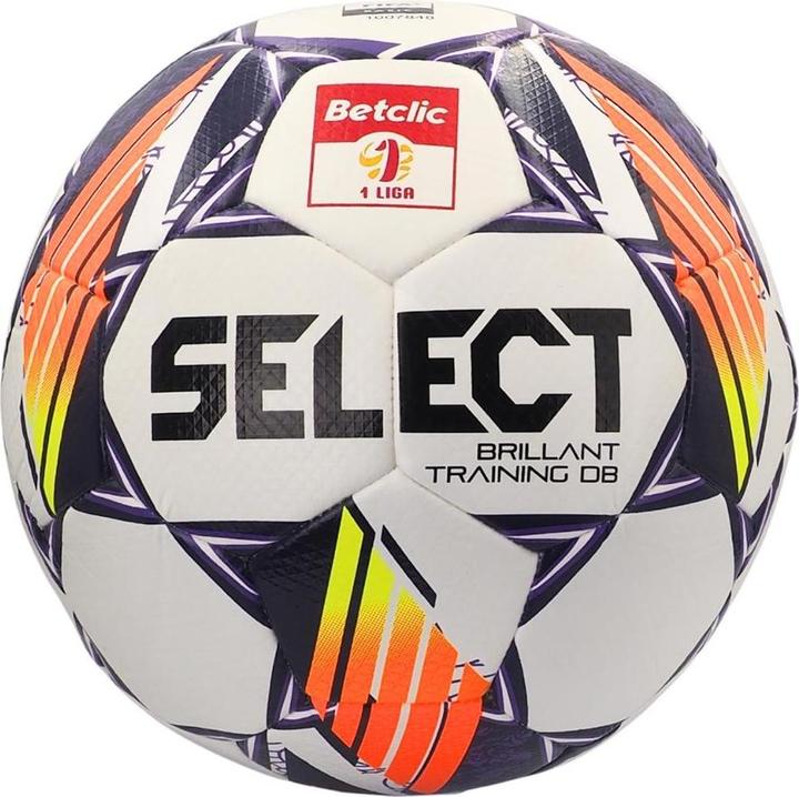 Immagine prodotto Select Piłka nożna Brillant Training DB Betclic 1 Liga v24 biało-pomarańczowo-fioletowa 18763 4