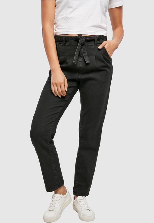 Produktbild Urban Classics Ladies High Waist Knitted Denim Chino (27)