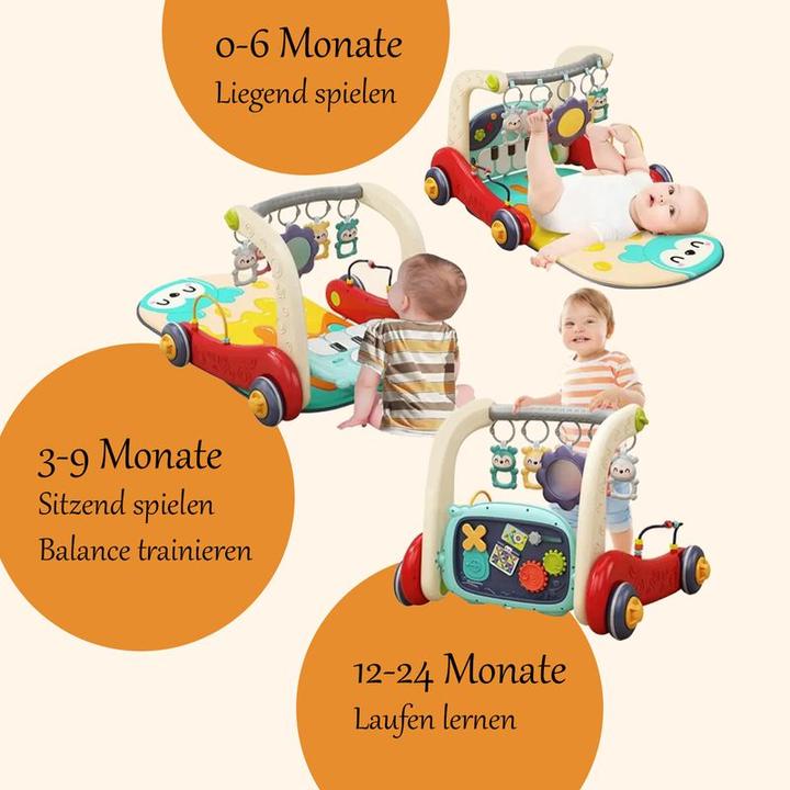 Image du produit Hermex Baby Gym Bébé Gym Bébé Pédale Piano Bébé Tapis de jeu
