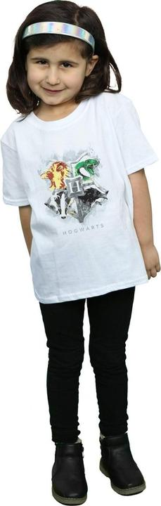 Immagine prodotto Hogwarts Painted Crest Maglietta Ragazze (152, 158)