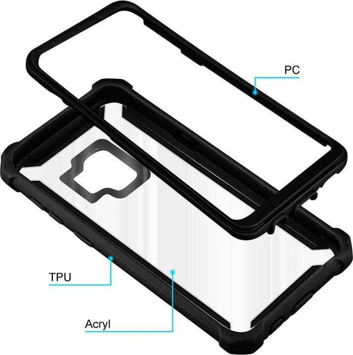 Image du produit Cadorabo Couverture acrylique hybride 2 en 1 (Samsung Galaxy S9)
