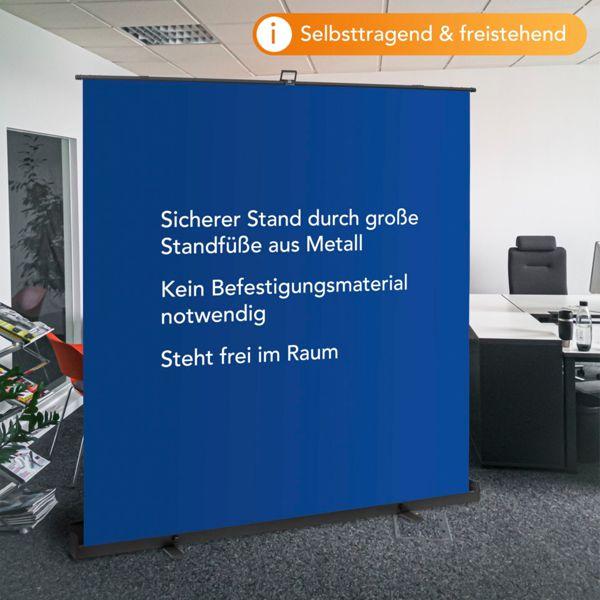 Produktbild Walimex pro Roll-up Panel Hintergrund blau 210x220 (220 cm, 220 cm)