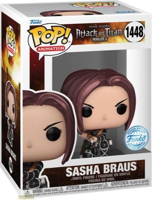 Image du produit Funko POP! L'Attaque des Titans (Saison 4) Sasha Braus Métallique Exclusive