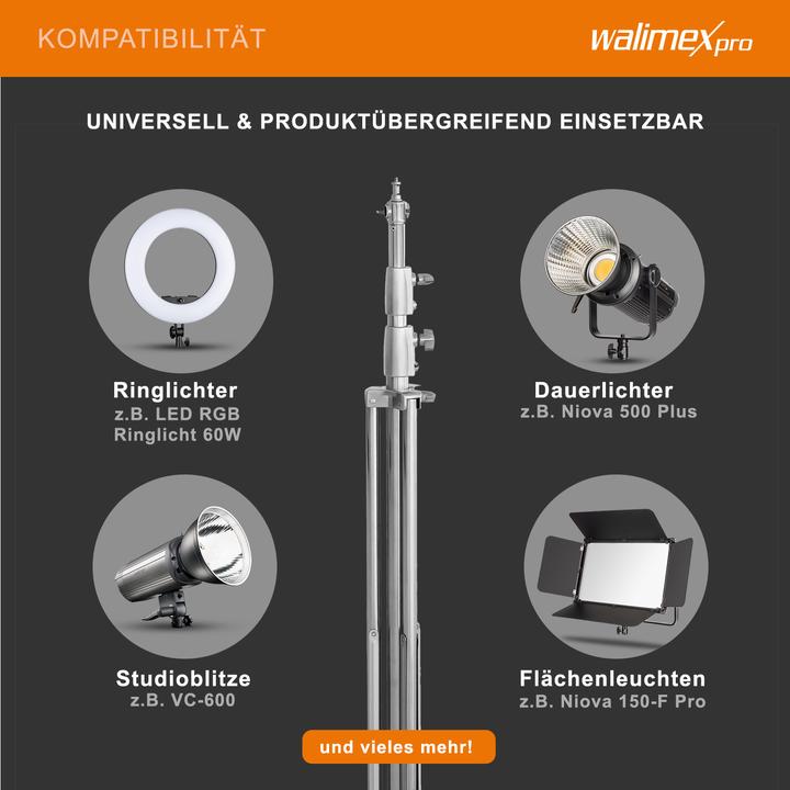 Produktbild Walimex pro Lampenstativ 270 cm Heavy Duty (273 cm, 15 kg)