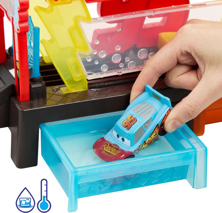 Actual product image Disney Pixar Cars Color Changers Lightning McQueen Autowaschanlage